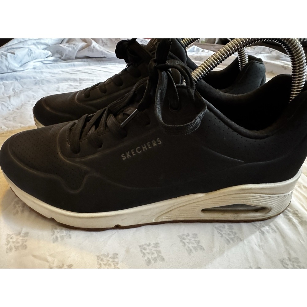 Skechers Uno Stand On Air Black Athletic Running Shoes Mens Size 11 EUC SB17